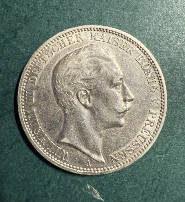 Moneda 3 Mark 1910 Imperiul German