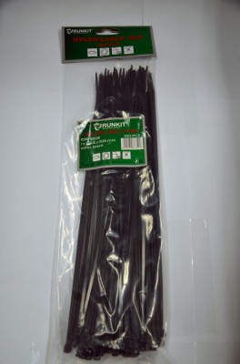Set coliere plastic 4.8x200 Negru 100 buc foto