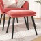 vidaXL Taburet, roz, 45x29,5x35 cm, catifea 341508