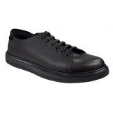 Cumpara ieftin Pantofi barbati casual din piele naturala, negru, maro - 408SN