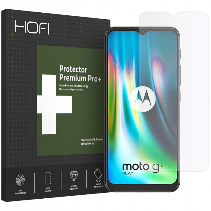 Folie Protectie Ecran HOFI pentru Motorola Moto G9 Play / Motorola Moto E7 Plus, Plastic, Hybrid 0.2mm, 7H