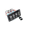 Panou de control cu voltmetru, 3 &icirc;ntrerupătoare și USB Cod: SPA11, Universal, Oem