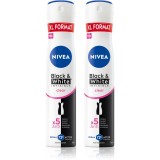 NIVEA Black &amp; White Invisible Clear spray anti-perspirant ambalaj economic