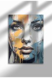 mxm_graffiti_33|Street Art Poster, Vibrant Graffiti Portrait, Frameless Modern Canvas, Urban Vibe 2025 | A4 (21 x 29.7 cm) - mxm_graffiti_33