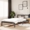 vidaXL Cadru de pat, gri, 100x200 cm, lemn masiv de pin 814876