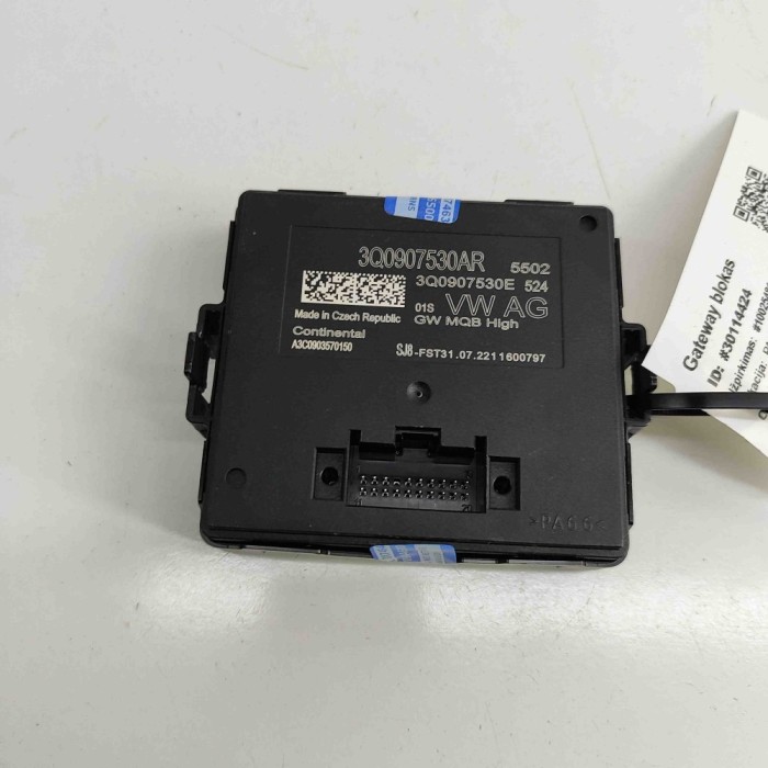 Unitate de control Gateway VW TAIGO CS1 2023 OEM: 3Q0907530AR 30114424