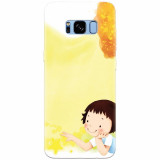 Husa silicon pentru Samsung S8 Plus, Child Autumn Paint Hd