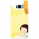 Husa silicon pentru Samsung S8, Child Autumn Paint Hd