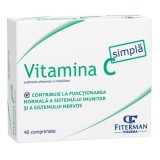 Vitamina C Simpla 180 miligrame 40 comprimate de Supt Fiterman, Fiterman Pharma