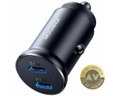 Incarcator Auto Joyroom JR-CCN06 30W 3A 2 x USB-C Negru