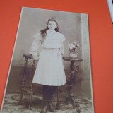 Cumpara ieftin FOTO FATA ANII 1900 VECHI PE CARTON GROS 10 7 CM