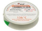 S&acirc;rmă de lipit fără plumb 1mm 25g Bi57Sn42Ag1