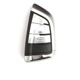 Cheie completa,after market,compatibila cu BMW Keyless-go, 3 but, 434 MHZ, model cromat,fara logo