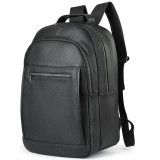 Cumpara ieftin Rucsac unisex, Lazarus GT2735, piele naturala, Negru