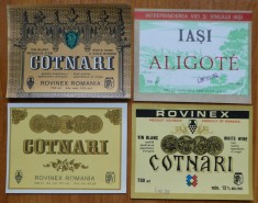 6 etichete nefolosite de vin si babderole sticle , din perioada comunista , 5
