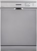 Masina de spalat vase Heinner HDW-FS6062DSE++, 12 seturi, 6 programe, clasa E, 60 cm, argintiu