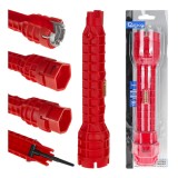 Cheie universala pentru instalatii sanitare 8 in 1, Geko G01615