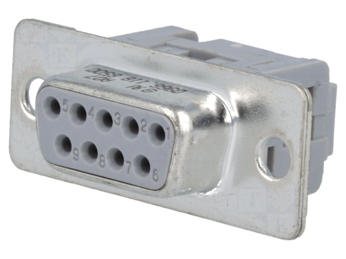 Conector D-Sub 9 PIN mamă IDC