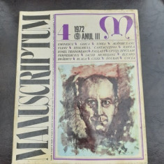 REVISTA MANUSCRIPTUM NR.4/1972