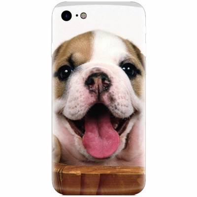 Husa silicon pentru Apple Iphone 7, Puppies 002 foto