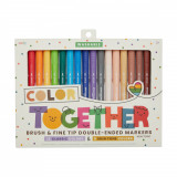 Carioci lavabile Color Together - Set de 18, Ooly