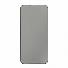 Folie de sticla securizata IdeallStore® pentru protectie compatibila iPhone 13/13 Pro, 3D, Anti-spy, neagra, acoperire full-cover