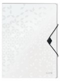 Mapa Jumbo LEITZ WOW, PP, A4, 250 coli, alb