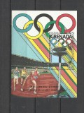 GRENADA 1989 JOCURILE OLIMPICE SEOUL, Nestampilat
