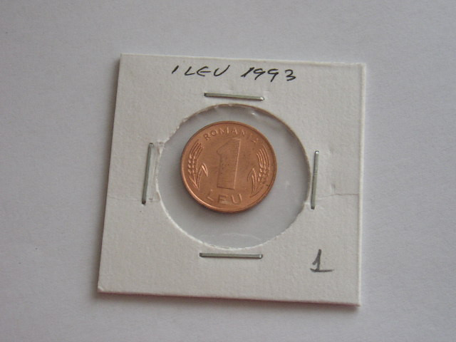 M1 C10 - Moneda foarte veche 36 - Romania - 1 leu 1993