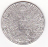 AUSTRIA 20 KREUZER 1869, Europa, Argint