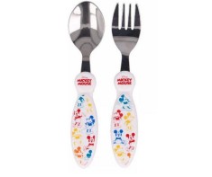 Set de tacamuri din inox pentru copii Mickey Mouse