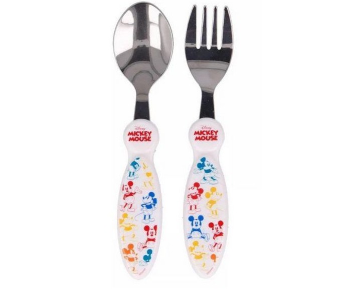 Set de tacamuri din inox pentru copii Mickey Mouse