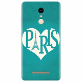 Husa silicon pentru Xiaomi Remdi Note 3, I Love Paris