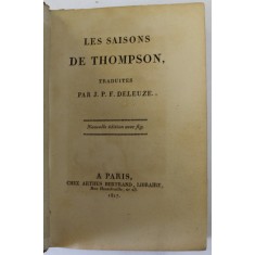 LES SAISONS DE THOMPSON , 1817