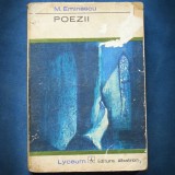 POEZII - MIHAI EMINESCU - LYCEUM