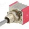 Intrerupator basculant, 3 pozitii, mod comutare ON-OFF-ON, DP3T, IC SWITCHES - IC2201T1B1M1QE