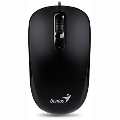 MOUSE Genius, &amp;quot;DX-120&amp;quot;, PC sau NB, cu fir, USB, optic, 1000 dpi, butoane/scroll 3/1, , negru, &amp;quot;31010105100&amp;quot; (timbru verde 0.18 lei) foto