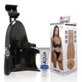 FLESHLIGHT - AUTUMN FALLS CREAM TEXTURE VAGINA + UNIVERSAL LAUNCH + AQUA QUALITY LUBRICANT 50 ML, FLESHLIGHT GIRLS