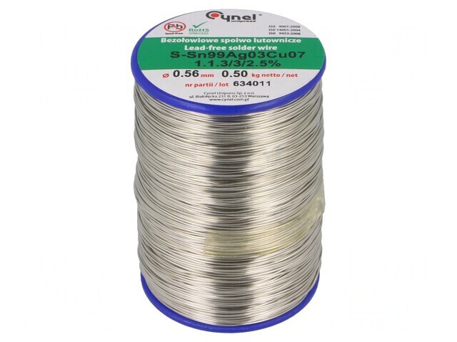 S&acirc;rmă de lipit fără plumb 560um 500g