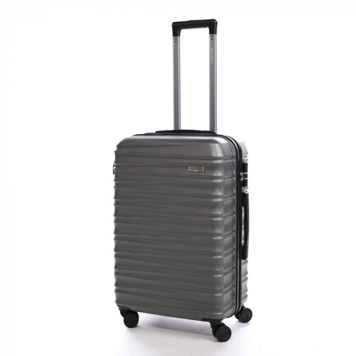 Troler Ella Icon Assign Gri Inchis - 65.5x43x27 cm ComfortTravel Luggage