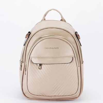 Rucsac bej casual 8009 119 foto