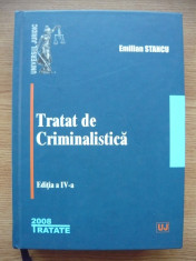 EMILIAN STANCU - TRATAT DE CRIMINALISTICA - 2007 foto