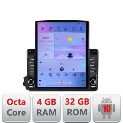 Navigatie Ssangyong Kyron Actyon G-158 ecran tip TESLA 9.7&amp;quot; cu Android Radio Bluetooth Internet GPS WIFI 4+32GB DSP 4G CarStore Technology foto
