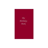 The Birthday Book - Dark Red