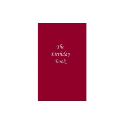The Birthday Book - Dark Red foto
