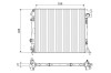 VALEO 701108 Radiator, racire motor