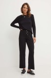 BOSS pantaloni de lounge culoarea negru, neted, 50520148