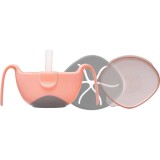 b.box 3 in 1 Bowl &amp; Straw castron cu pai Tutti Fruitti 250 ml