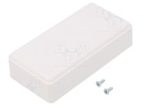 Carcasă Universală ABS Albă 40x79x20mm