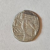 Serbia medievala , Jumatate de gros , argint 0,7 grame , Regele Stefan Uros II Milutin (1282 -1321 )